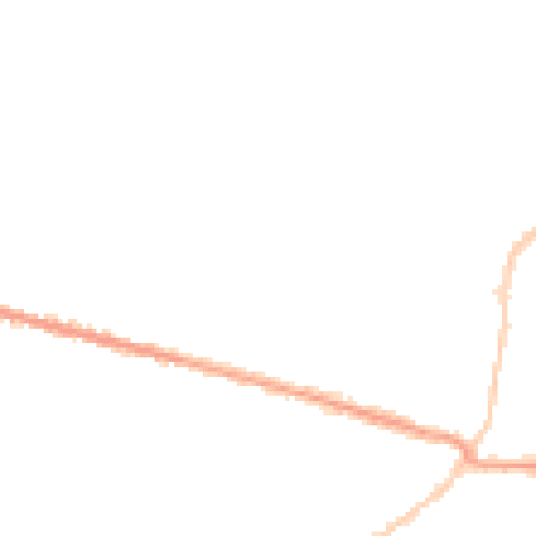 Night-time road noise heatmap for BH9 1DB