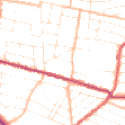 Daytime road noise heatmap for BH9 1DD