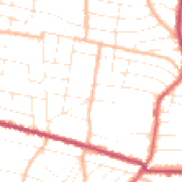 Daytime road noise heatmap for BH9 1DG