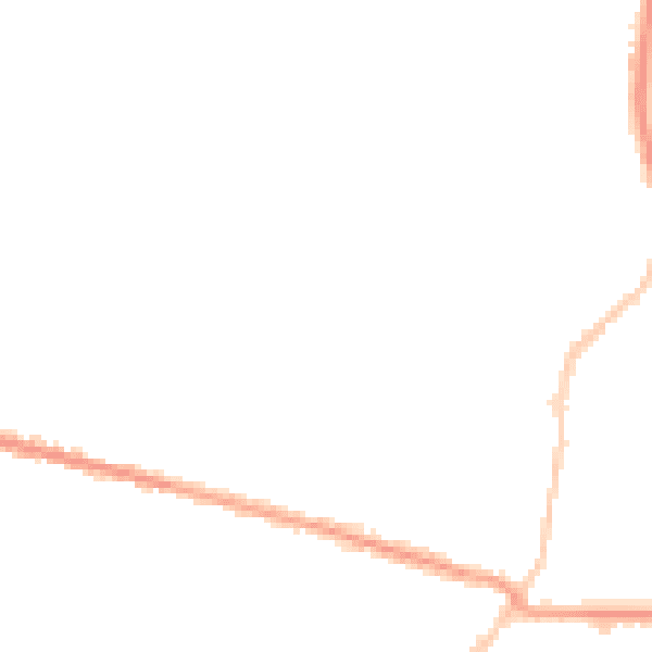 Night-time road noise heatmap for BH9 1DG
