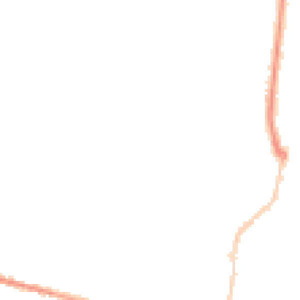Night-time road noise heatmap for BH9 1DY