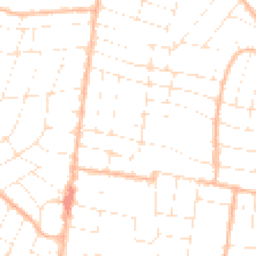 Daytime road noise heatmap for BH9 1NR