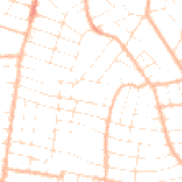 Daytime road noise heatmap for BH9 1PY