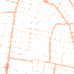 Daytime road noise heatmap for BH9 1QB