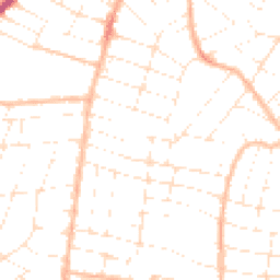 Daytime road noise heatmap for BH9 1ST