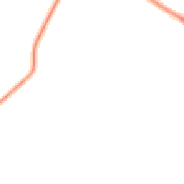Night-time road noise heatmap for BH9 1UB