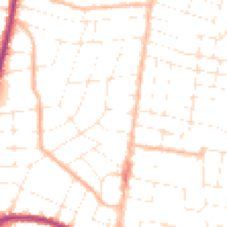 Daytime road noise heatmap for BH9 2PJ