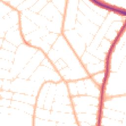 Daytime road noise heatmap for BH9 3DF