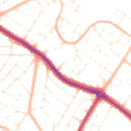 Daytime road noise heatmap for BH9 3HR