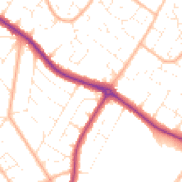 Daytime road noise heatmap for BH9 3LA