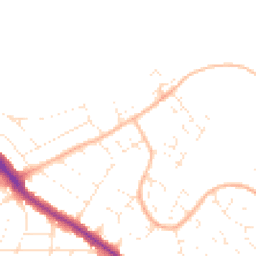 Daytime road noise heatmap for BH9 3PP