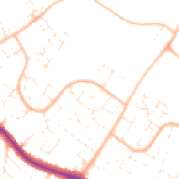 Daytime road noise heatmap for BH9 3PS