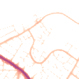 Daytime road noise heatmap for BH9 3RF