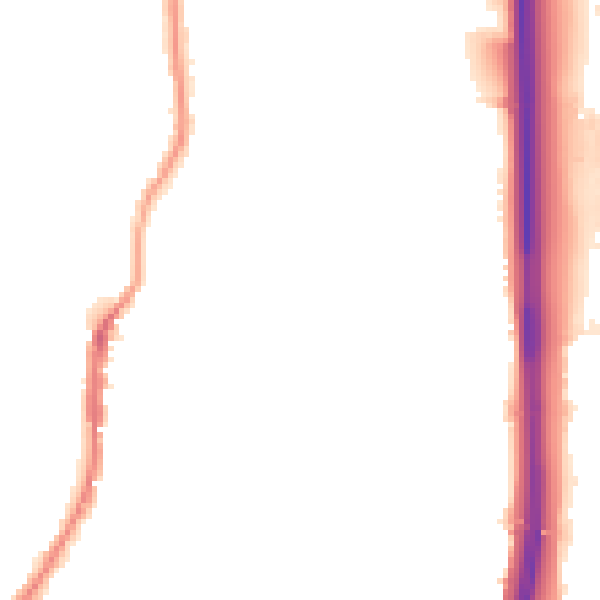 Night-time road noise heatmap for BL0 0AH