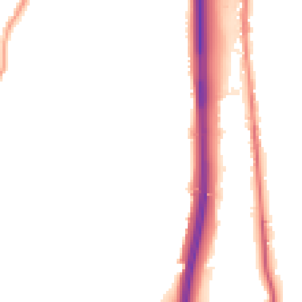 Night-time road noise heatmap for BL0 0AP