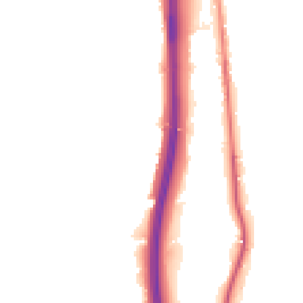 Night-time road noise heatmap for BL0 0AW