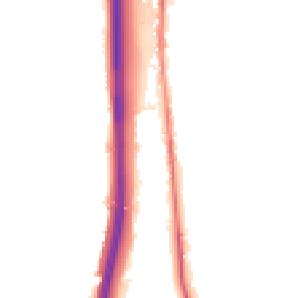 Night-time road noise heatmap for BL0 0AX