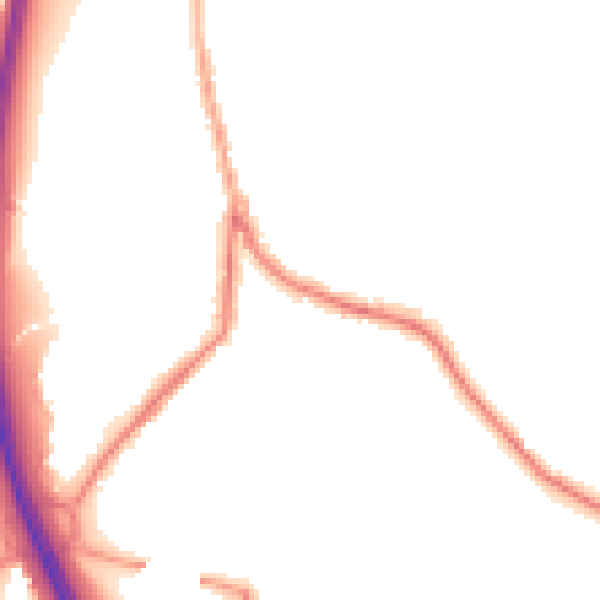 Night-time road noise heatmap for BL0 0BP