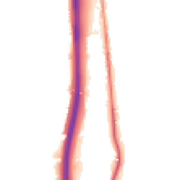 Night-time road noise heatmap for BL0 0BZ