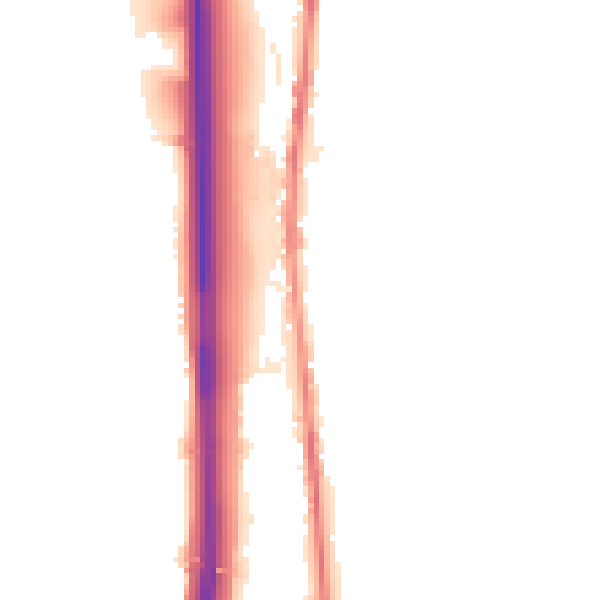 Night-time road noise heatmap for BL0 0DF