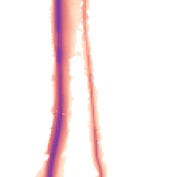 Night-time road noise heatmap for BL0 0DH