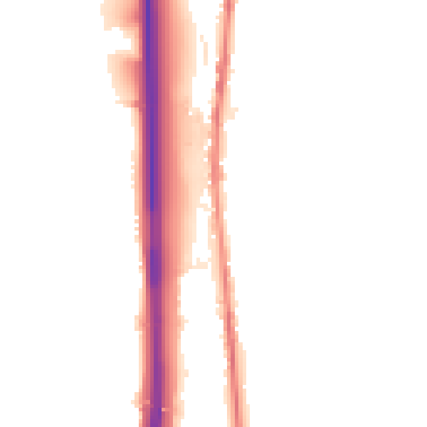 Night-time road noise heatmap for BL0 0DP