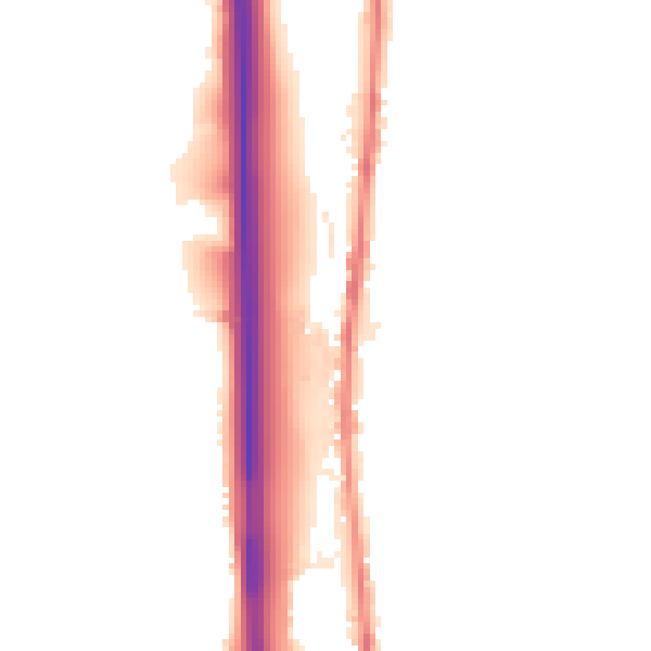 Night-time road noise heatmap for BL0 0DS