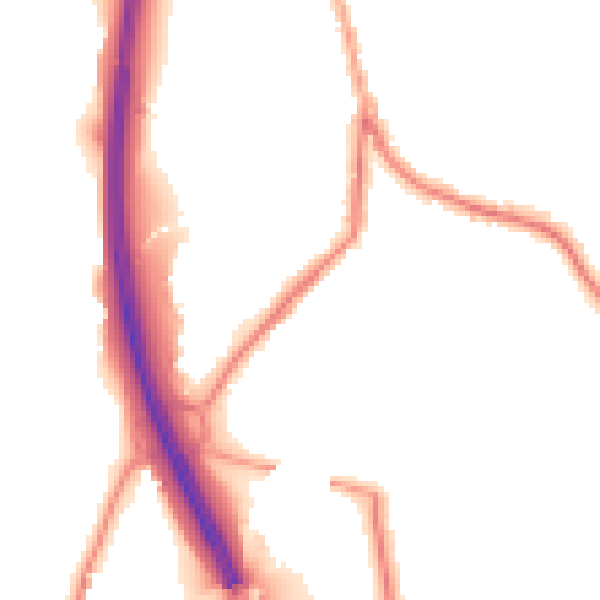Night-time road noise heatmap for BL0 0HB