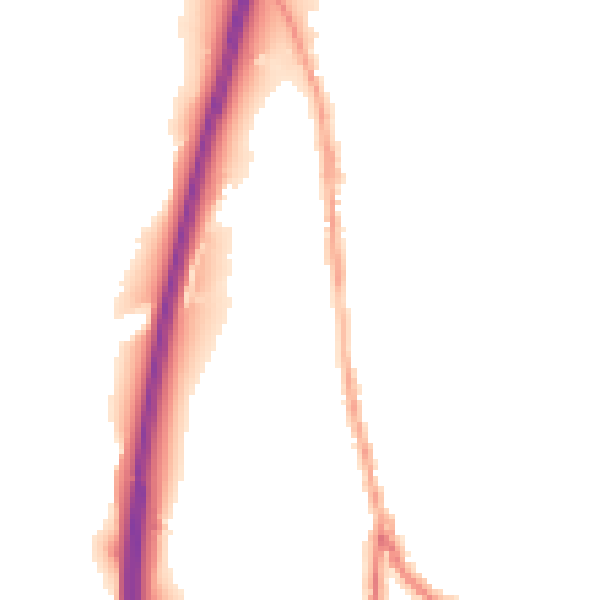 Night-time road noise heatmap for BL0 0HQ