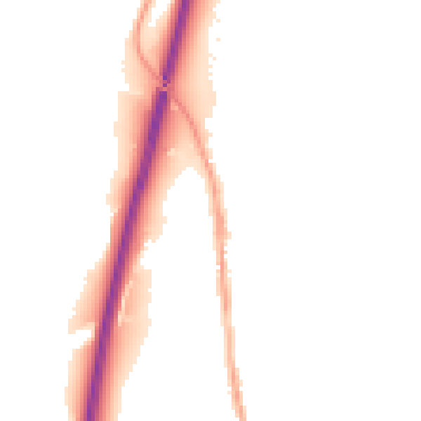 Night-time road noise heatmap for BL0 0HS