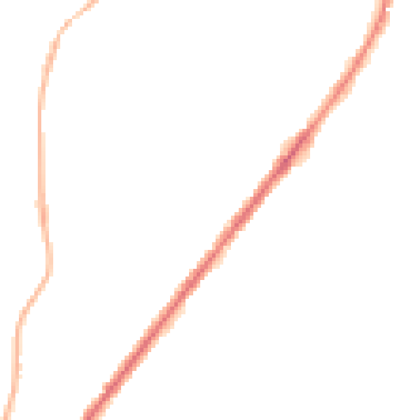 Night-time road noise heatmap for BL0 9PA