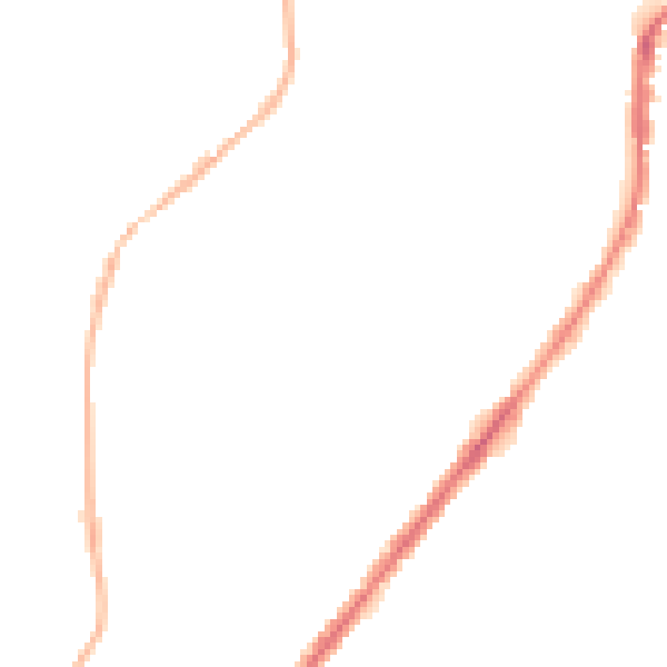 Night-time road noise heatmap for BL0 9QL