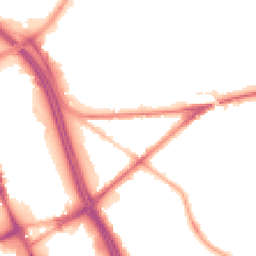 Night-time road noise heatmap for BL2 1AJ