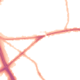 Night-time road noise heatmap for BL2 1AT