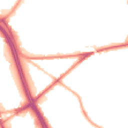 Night-time road noise heatmap for BL2 1AW