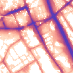 Daytime road noise heatmap for BL2 1HQ