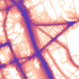 Daytime road noise heatmap for BL2 1HR