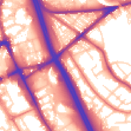 Daytime road noise heatmap for BL2 1JA