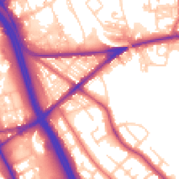 Daytime road noise heatmap for BL2 1JP