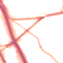 Night-time road noise heatmap for BL2 1JP