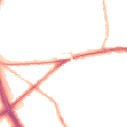 Night-time road noise heatmap for BL2 1JU