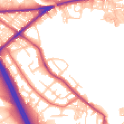 Daytime road noise heatmap for BL2 1PA