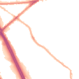 Night-time road noise heatmap for BL2 1PB