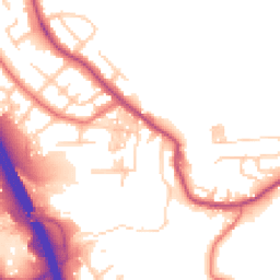 Daytime road noise heatmap for BL2 1PW