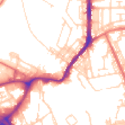 Daytime road noise heatmap for BL2 2FP