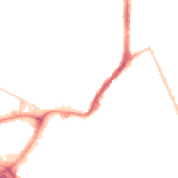 Night-time road noise heatmap for BL2 2FP