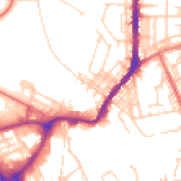 Daytime road noise heatmap for BL2 2FR