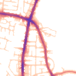Daytime road noise heatmap for BL2 2HW