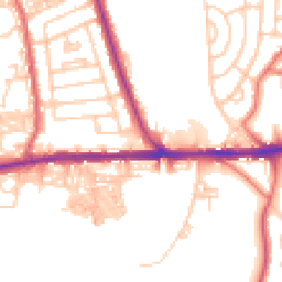 Daytime road noise heatmap for BL2 2SH