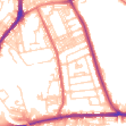Daytime road noise heatmap for BL2 2SL